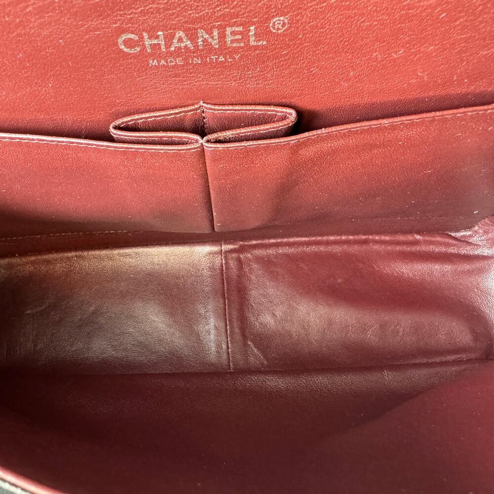Chanel Caviar Jumbo Double Flap Bag Classic Quilted Leather Black CC Silver - Picture 7 of 16